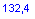 Textfeld: 132,4