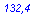 Textfeld: 132,4